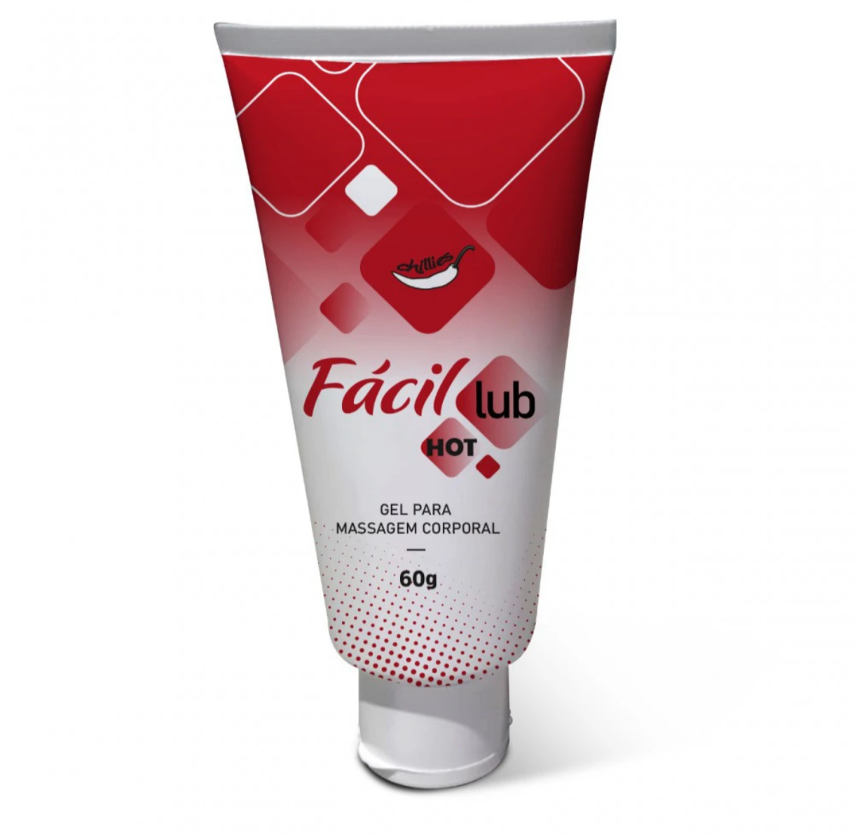 Gel para Massagem Corporal Fácil Lub Ice Chillies – Sensação Refrescante 60g