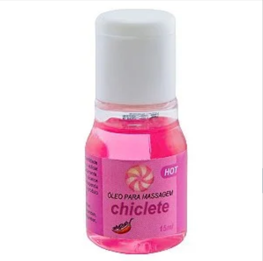 Óleo para Massagem Corporal Morango com Champagne Hot – 15ml