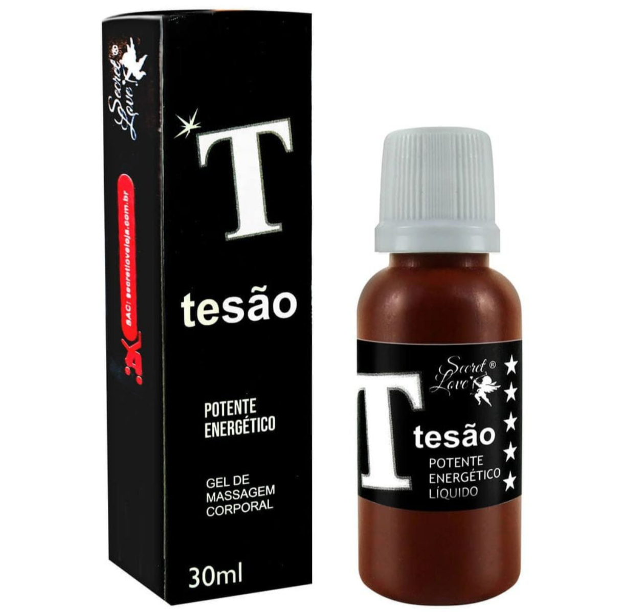 Tesão Líquido Segred Love – Potente Energético Corporal 30ml