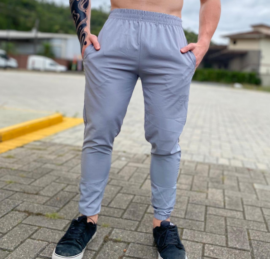 Calça Jogger Masculina com Punho Elástico – Estilo e Conforto Casual